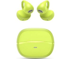 Auriculares Bluetooth SPC Boost Clip con estuche de carga/ Autonomía 6h/ Verdes Lima