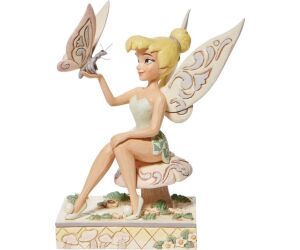 Figura enesco disney peter pan campanilla con mariposa navidad