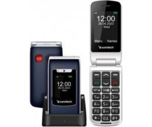 Teléfono Móvil Sunstech CELT23BL para Personas Mayores/ Azul