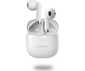 Auricular Bluetooth Con Microfono Tws-01 Blanco Coolbox