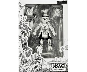 Figura neca usagi yojimbo black & white ver. scale action 18cm