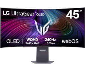 Monitor curvo gaming lg 45gx90sa - b 44.5 pulgadas uwqhd 240hz