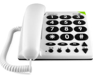 Telefono fijo doro phone easy 311c white - blanco