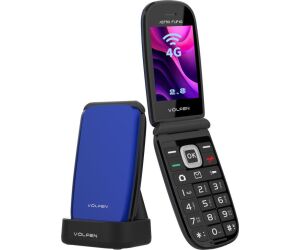 Telefono movil volfen astro flip 4g azul