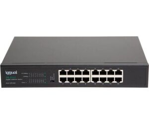 iggual Switch Gigabit 16 puertos 1000Mbps GES16000