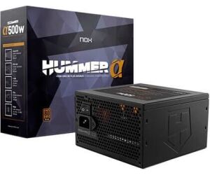 NOX Fuente Alimentacion HUMMER ALPHA 500W 80+ Bron