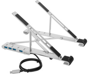 Base Portatil Targus Con Hub Integrado Usb-a X4 Plata