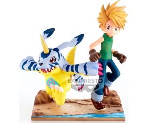 Figura banpresto digimon adventure dxf adventure archives yamato & gabumon