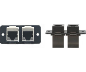 Kramer Electronics W4545(B) placa de pared y cubierta de interruptor Negro