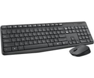 Teclado + mouse logitech mk235 wireless inalambrico portugues