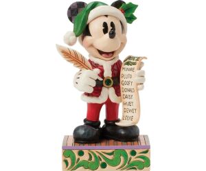 Figura enesco disney papá noel mickey