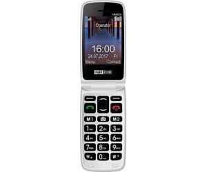 Telefono movil maxcom mm824 black white -  2.4 pulgadas -  2g