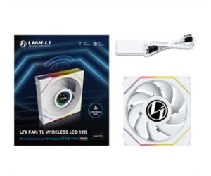 Ventilador 120x120 Lian Li Unifan Tl-lcd Wireless White