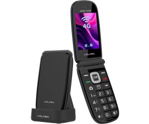 Telefono movil volfen astro flip 4g negro