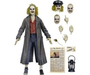 Ultimate beetlejuice tour guide the bio - exorcist scale action fig. 18 cm beetlejuice 1988