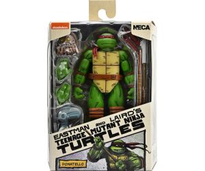 Figura neca teenage mutant ninja turtles mirage comics donatello scale action 18cm