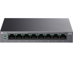 TP-Link LiteWave LS108GP switch No administrado Gigabit Ethernet (10/100/1000) Energía sobre Ethernet (PoE) Negro