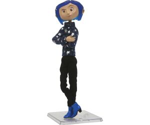 Figura neca coraline con jersey de estrellas