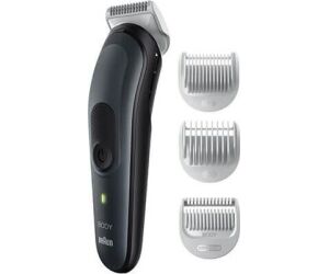 Cortapelos Braun BodyGroomer Series 3 BG3340/ con Batería/ 3 Accesorios