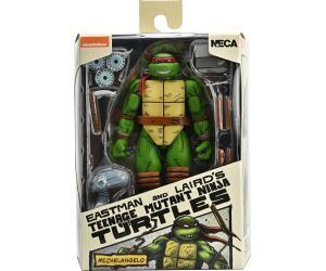 Figura neca teenage mutant ninja turtles mirage comics michelangelo scale action 18cm