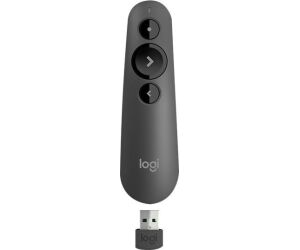 Mando wireless inalambrico logitech r500s para presentaciones -  bluetooth -  grafito