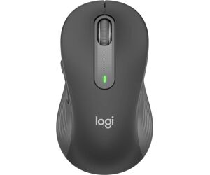 Mouse raton logitech m650 for business grande wireless inalambrico grafito
