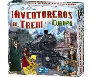 Juego de mesa asmodee ¡aventureros al tren! europa pegi 8