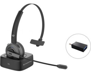 Auricular conceptronic bluetooth polona03bd con base de carga headset mono