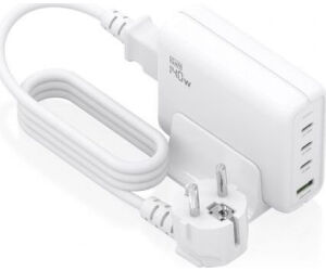 Cargador Gan Aisens Sobremesa 140w 3xusb-c Pd3.1 Qc4.0 Qc5.0 Usb-a Qc3.0