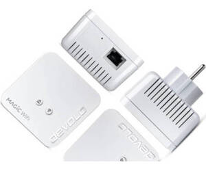 Adaptador plc devolo magic 1 wifi mini st kit 2kit - es - wifi n - 1xrj45 ethernet 10 - 100 - plc 1200mbps