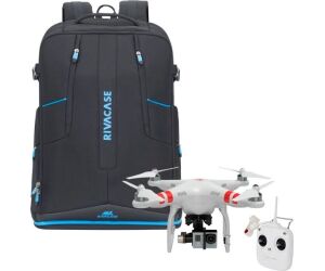 Mochila rivacase 7890 borneo xl dron para portatil 16 pulgadas negro