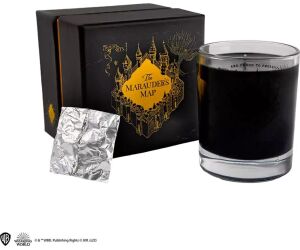 Vela mapa del merodeador y collar cinereplicas harry potter