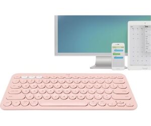 Teclado logitech k380 multi - device bluetooth rosa