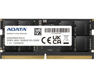 ADATA RAM AD5S480016G-S SO DIMM 16GB 4800Mhz DDR5