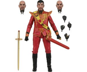 Figura neca flash gordon (1980) ultimate ming (red military outfit)