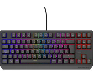 Teclado Gaming Genesis Thor230 Tkl Es Usb Retroiluminado Mecanico Negro