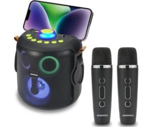 Altavoz con Bluetooth Daewoo Karaoke DW3008/ 15W/ 1.0