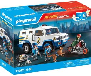 Playmobil transporte dinero policia