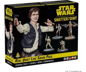 Juego de mesa star wars shatterpoint real quiet like squad pack edad recomendada 14 años