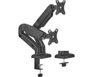 Soporte de Mesa con Contrapeso para 2 Monitores o TV Aisens DT32TSR-221/Giratorio/ Inclinable/ hasta 9kg