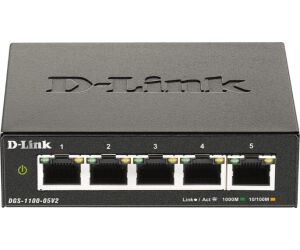 Switch D-Link DGS-1100-05V2 5 Puertos/ RJ-45 10/100/1000