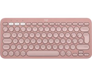 Teclado logitech pebble keys 2 k380s inalambrico rosa