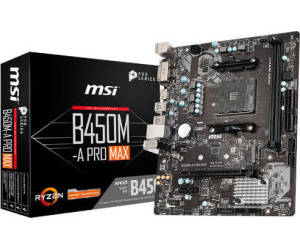 MSI Placa Base B450M-A PRO MAX mATX AM4