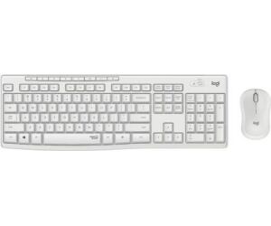 Teclado y Ratón Inalámbricos Logitech Silent Touch MK295/ Blanco