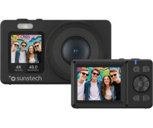 Cámara Digital Sunstech DCAM4825/ 48MP/ Zoom Óptico 18x/ Negra