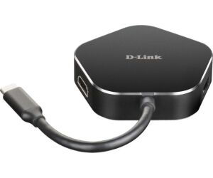 D-link Docking Station Usb-c 4 En 1 Con Hdmi/suministro Electrico