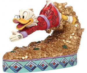 Figura enesco disney clasicos tio gilito nadando en dinero