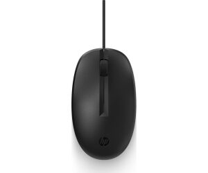 Ratón HP 128/ Hasta 1200 DPI/ Negro
