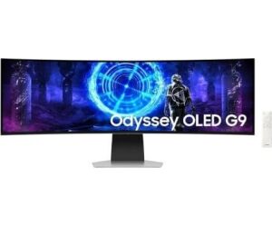Monitor Gaming Ultrapanorámico Curvo Samsung Odyssey OLED G9 S49DG954SU 49"/ Dual QHD/ 0.03ms/ 240Hz/ OLED/ Multimedia/ Regulable en altura/ Plata