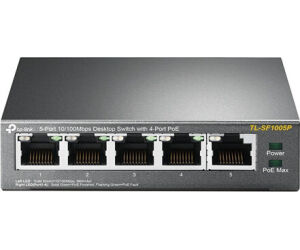 TP-LINK SWITCH 5 PUERTOS 10/100 + 4 PoE
